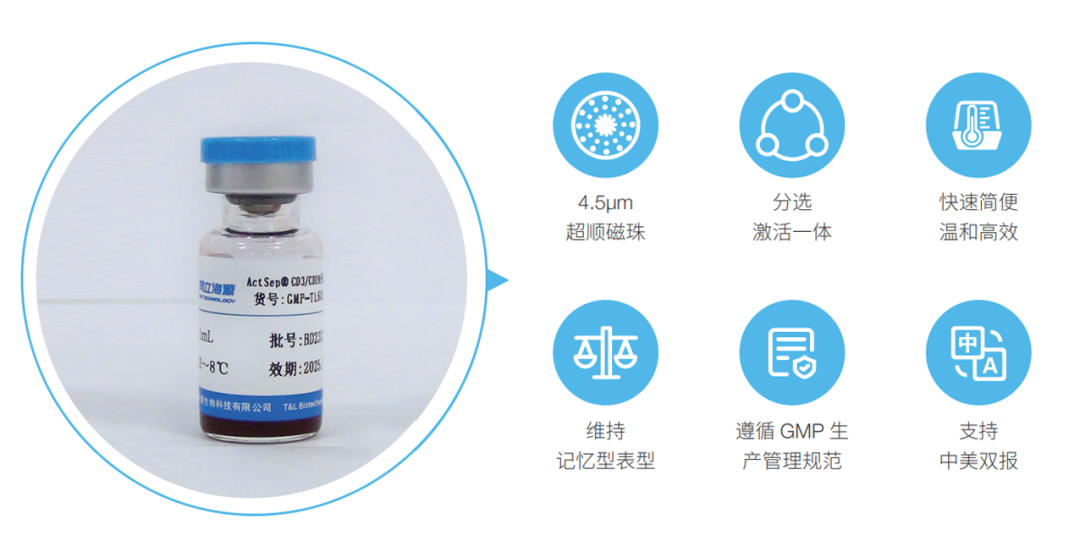 同立海源,微米级CD3/CD28分选激活磁珠解决CGT药物“卡脖子”难题！